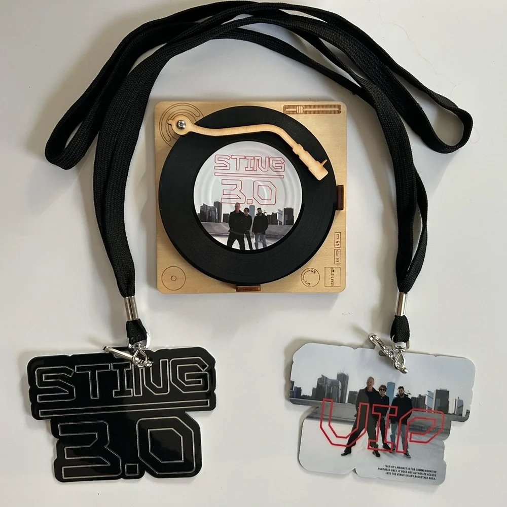 NEW! Sting 3.0 VIP Exclusive Mini Record Player LP Album Coaster Gift Set Set